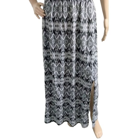 Faded Glory Double V-Neck Sleeveless Side Split Maxi Dress Size XL (16-18) - Picture 3 of 7